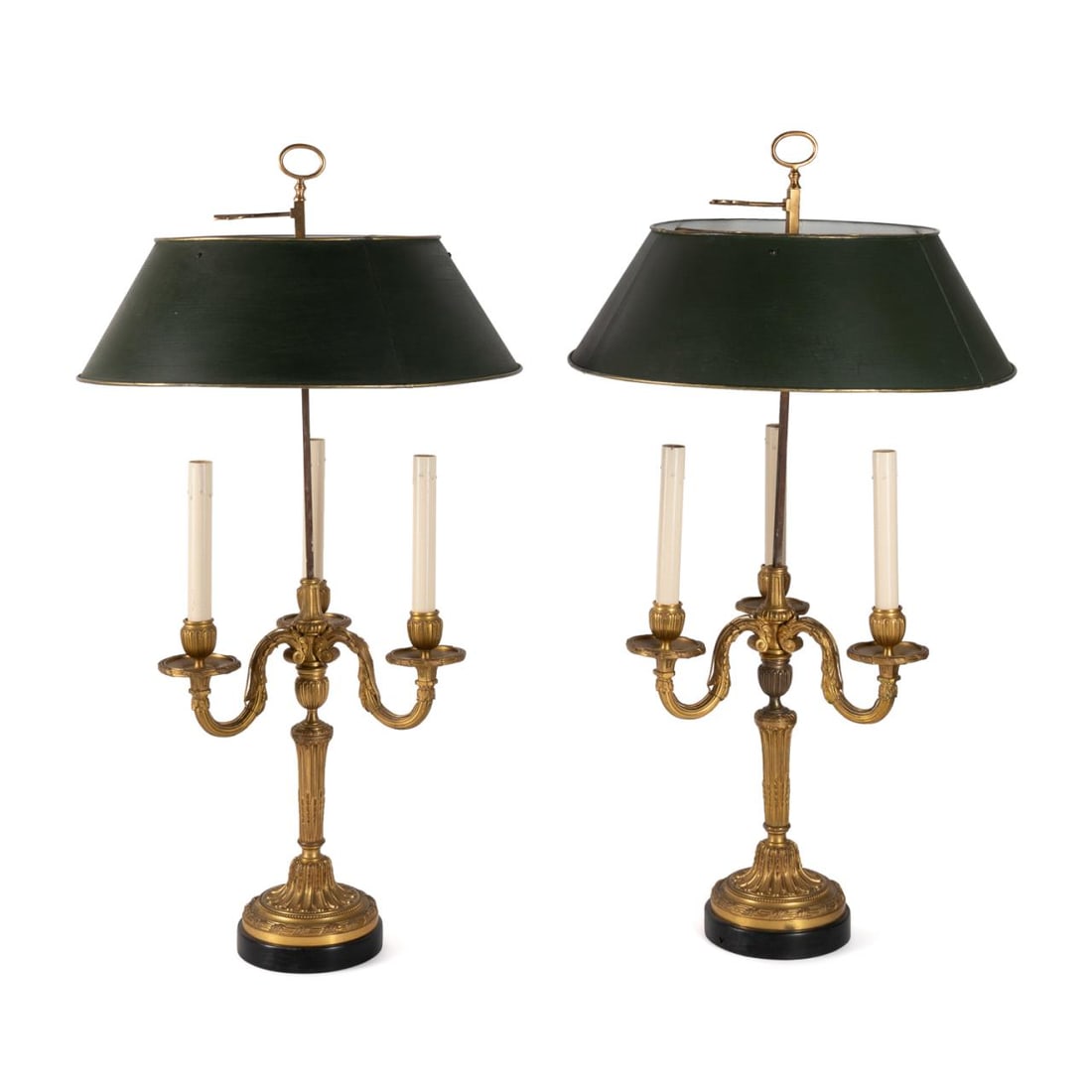 PAIR, LOUIS XVI TOLE SHADE