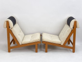 PAIR LOUNGE CHAIRS BY BERNT PE