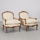 PAIR LOUS XV STYLE BERGERES 20
