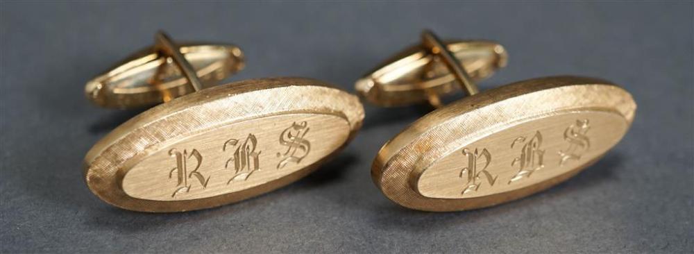 PAIR LUCIEN PICCARD 14-KARAT