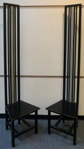PAIR MACINTOSH STYLE EBONIZED