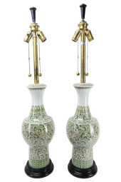 PAIR MARBRO MID C. CHINOISSERI