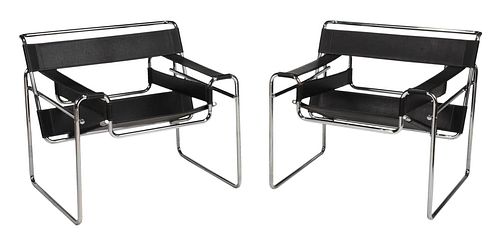 PAIR MARCEL BREUER DESIGNED WASSILY