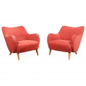 Pair Marco Zanuso style uphols