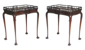 PAIR MARGOLIS TEA TABLES, CONN