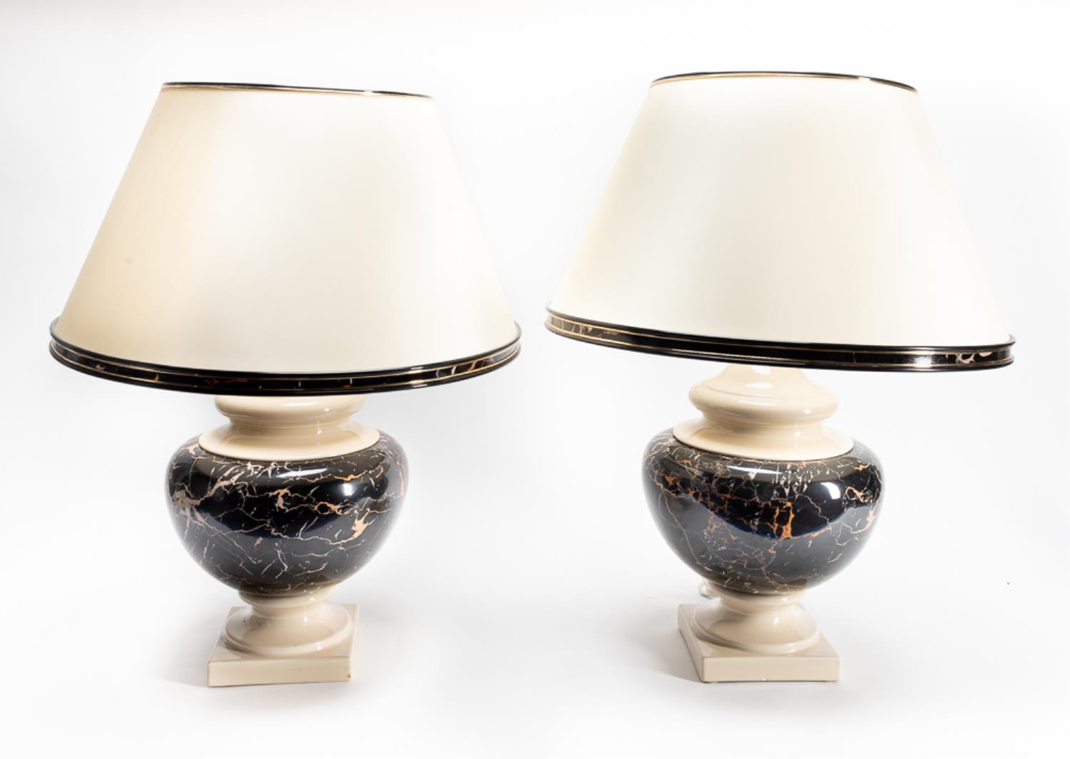PAIR, MARIONI PAOLO FAUX MARBLE