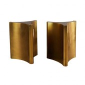 PAIR MASTERCRAFT BRASS TRILOBI