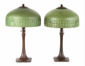 PAIR MATCHING HANDEL ARTS AND