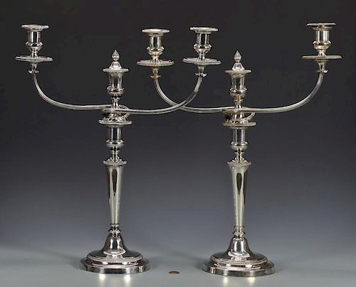 PAIR MATTHEW BOULTON CANDELABRAPair