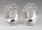 PAIR MAUSER STERLING ART NOUVE