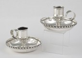PAIR MAUSER STERLING CANDLE ST