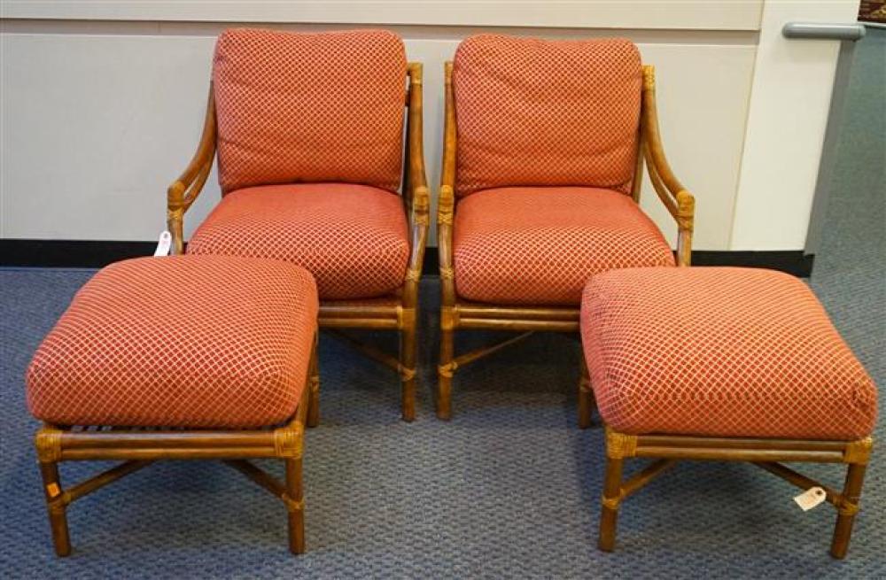 PAIR MCGUIRE BAMBOO TURNED