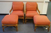 PAIR MCGUIRE BAMBOO TURNED FRU