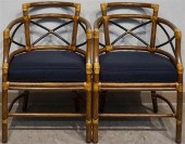PAIR MCGUIRE BAMBOO TURNED FRU
