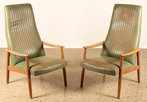 PAIR MCM DANISH ARM CHAIRS