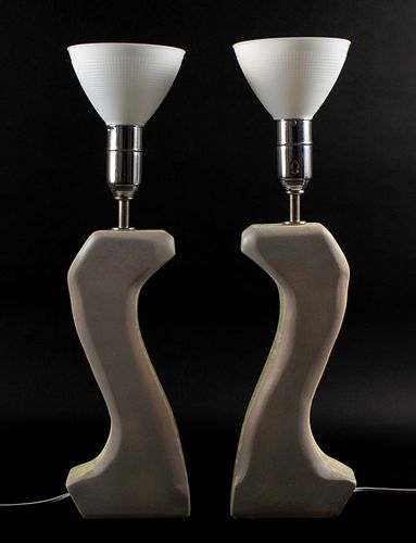 PAIR MCM KELBY BANQUET LAMPSPAIR
