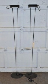 PAIR MCM TALL FLOOR LAMPSof to