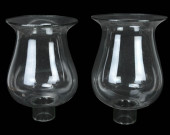 PAIR MEXICAN GLASS OVERSIZED H