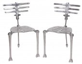 PAIR MICHAEL ARAM ALUMINUM 'SK