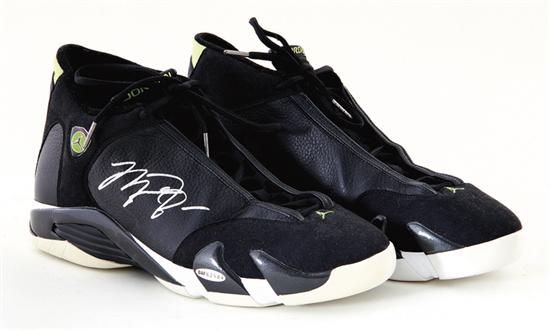 Pair Michael Jordan autographed