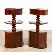 PAIR, MID-19TH C. ITALIAN MAHO