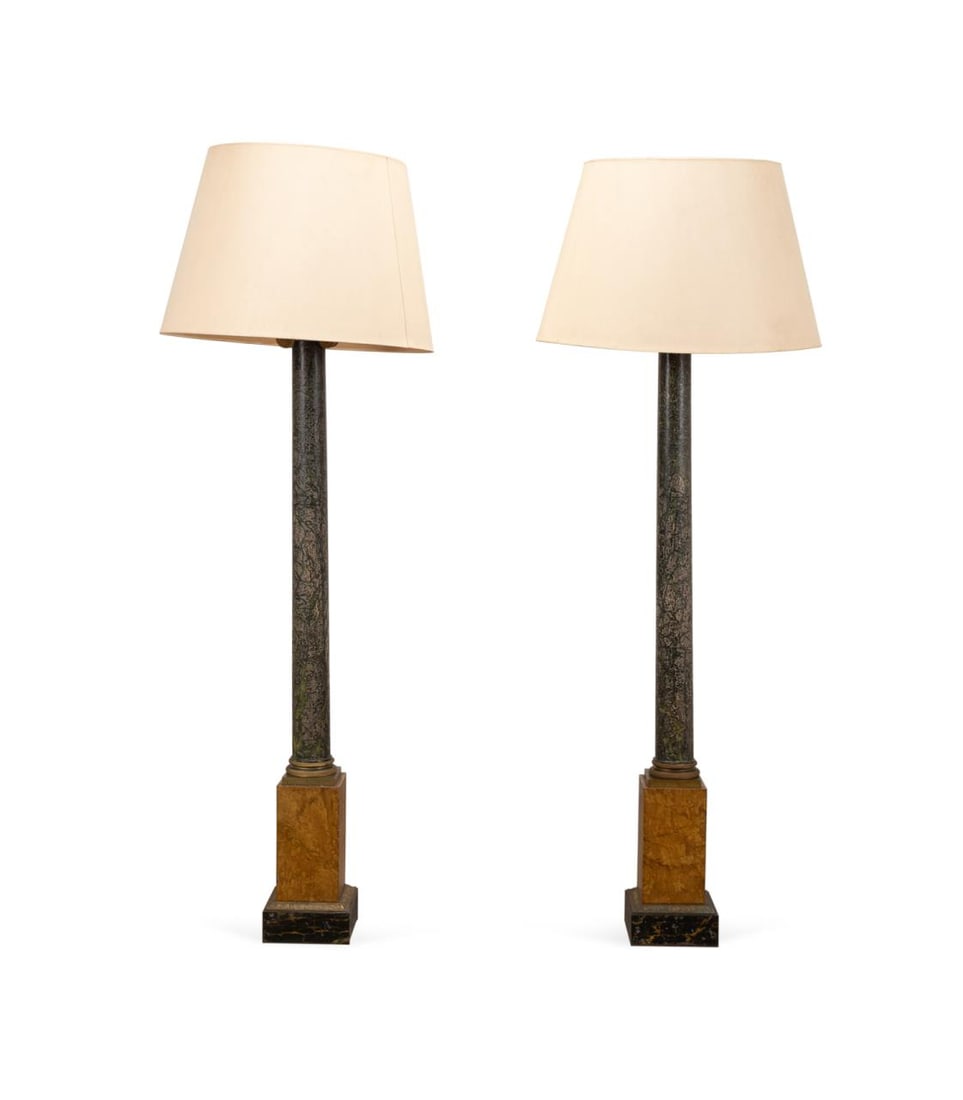 PAIR MID-20TH CENTURY COLUMN