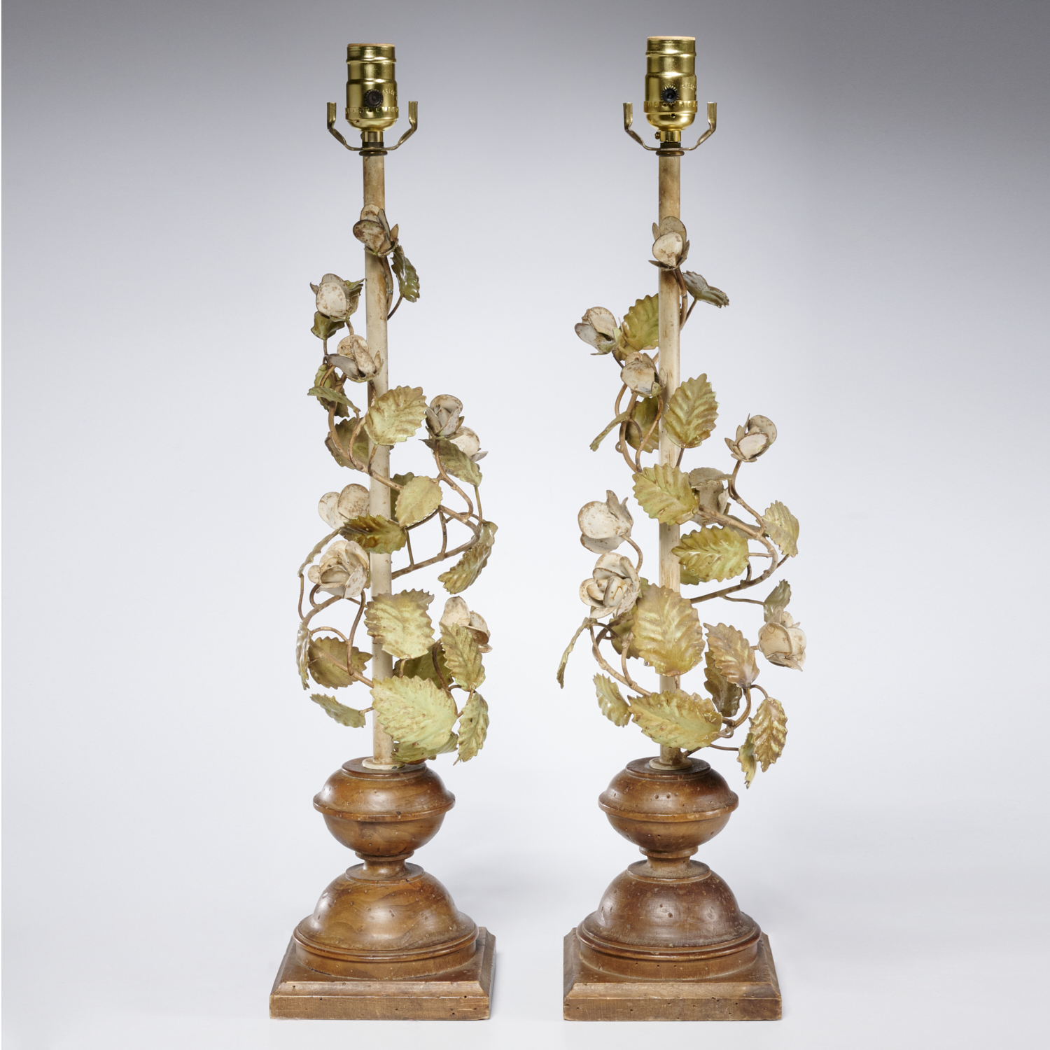 PAIR MID-CENTURY ITALIAN TOLE