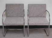 PAIR MID-CENTURY MIES VAN DER