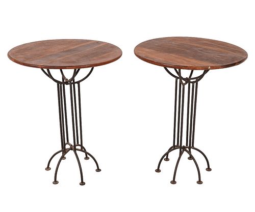 PAIR MID-CENTURY MODERN BISTRO