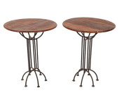 PAIR MID-CENTURY MODERN BISTRO