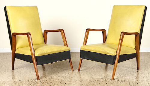 PAIR MID CENTURY MODERN FRENCH OPEN