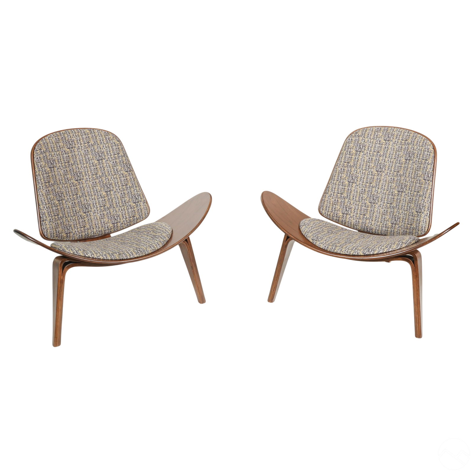 PAIR MID CENTURY MODERN HANS WEGNER