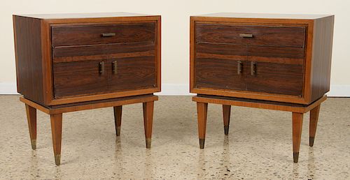 PAIR MID CENTURY MODERN ROSEWOOD