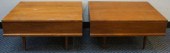 PAIR MID-CENTURY MODERN SINGLE