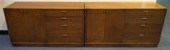 PAIR MID-CENTURY MODERN STAINE