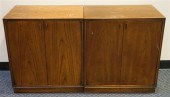 PAIR MID-CENTURY MODERN STAINE