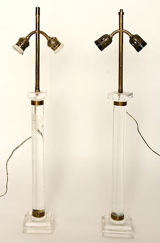 PAIR MID CENTURY MODERN TABLE LAMPS