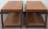 PAIR MID-CENTURY MODERN TEAK A