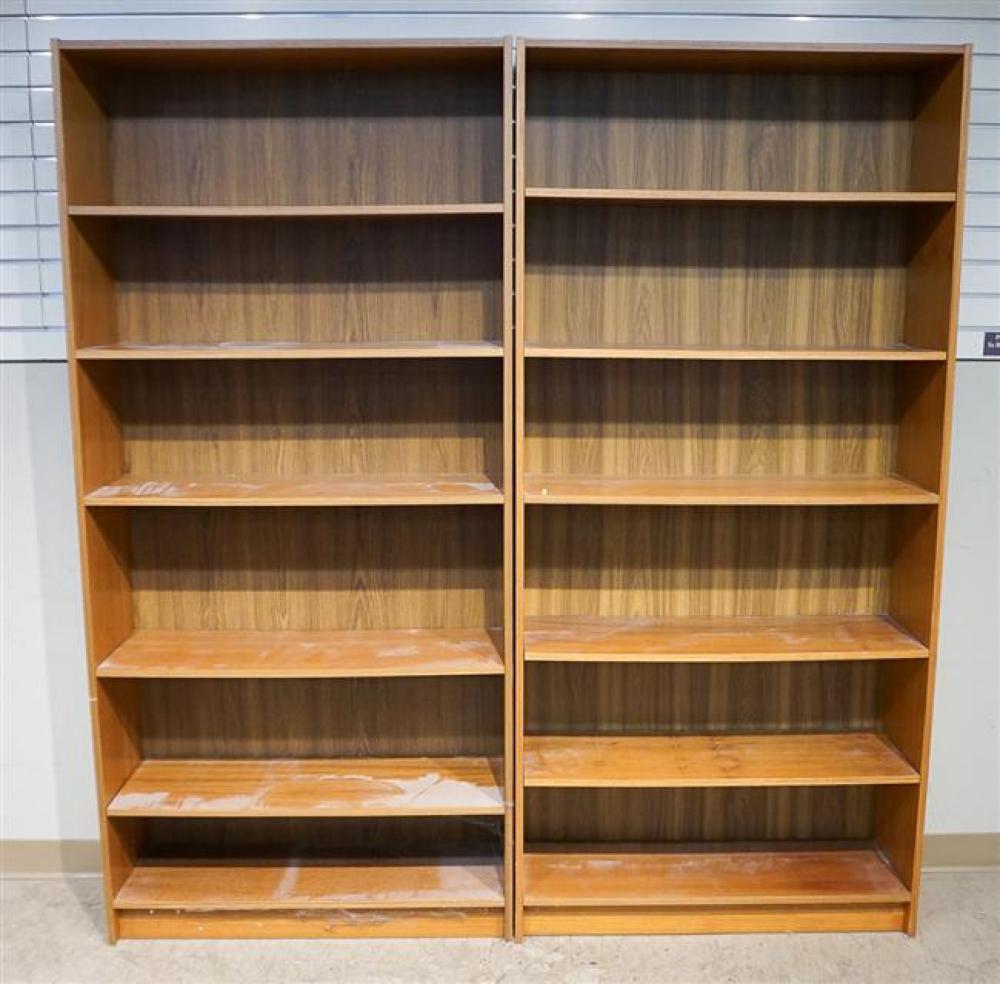 PAIR MID-CENTURY MODERN TEAK FINISH