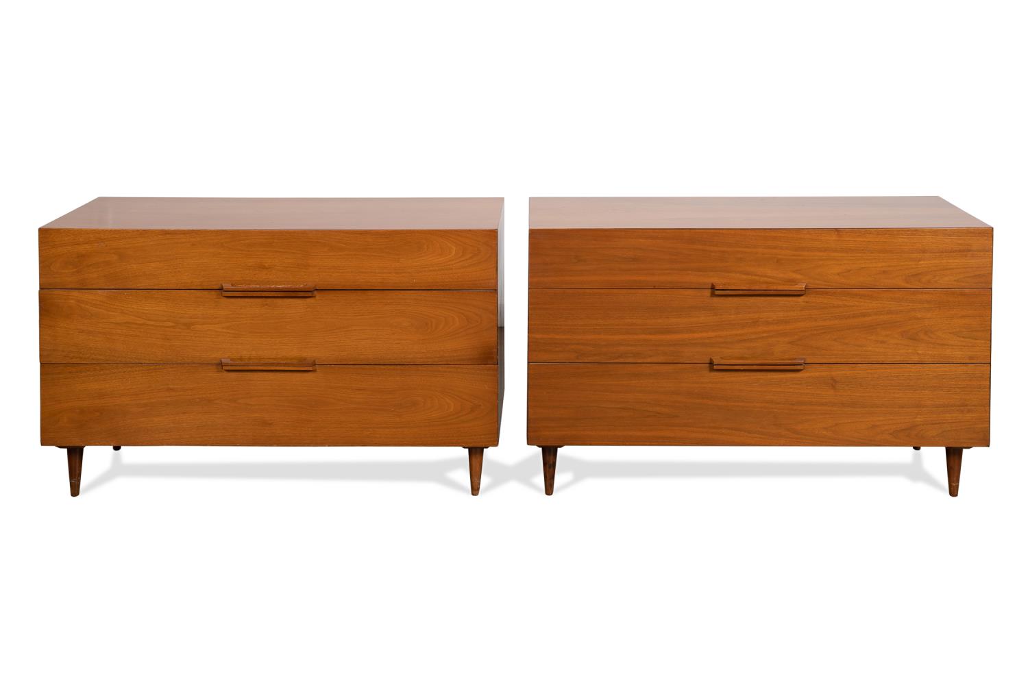 PAIR MID-CENTURY MODERN THREE