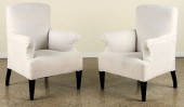 PAIR MID CENTURY MODERN UPHOLS