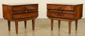 PAIR MID CENTURY MODERN WALNUT