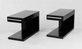 Pair Mid-Century Side Tables d