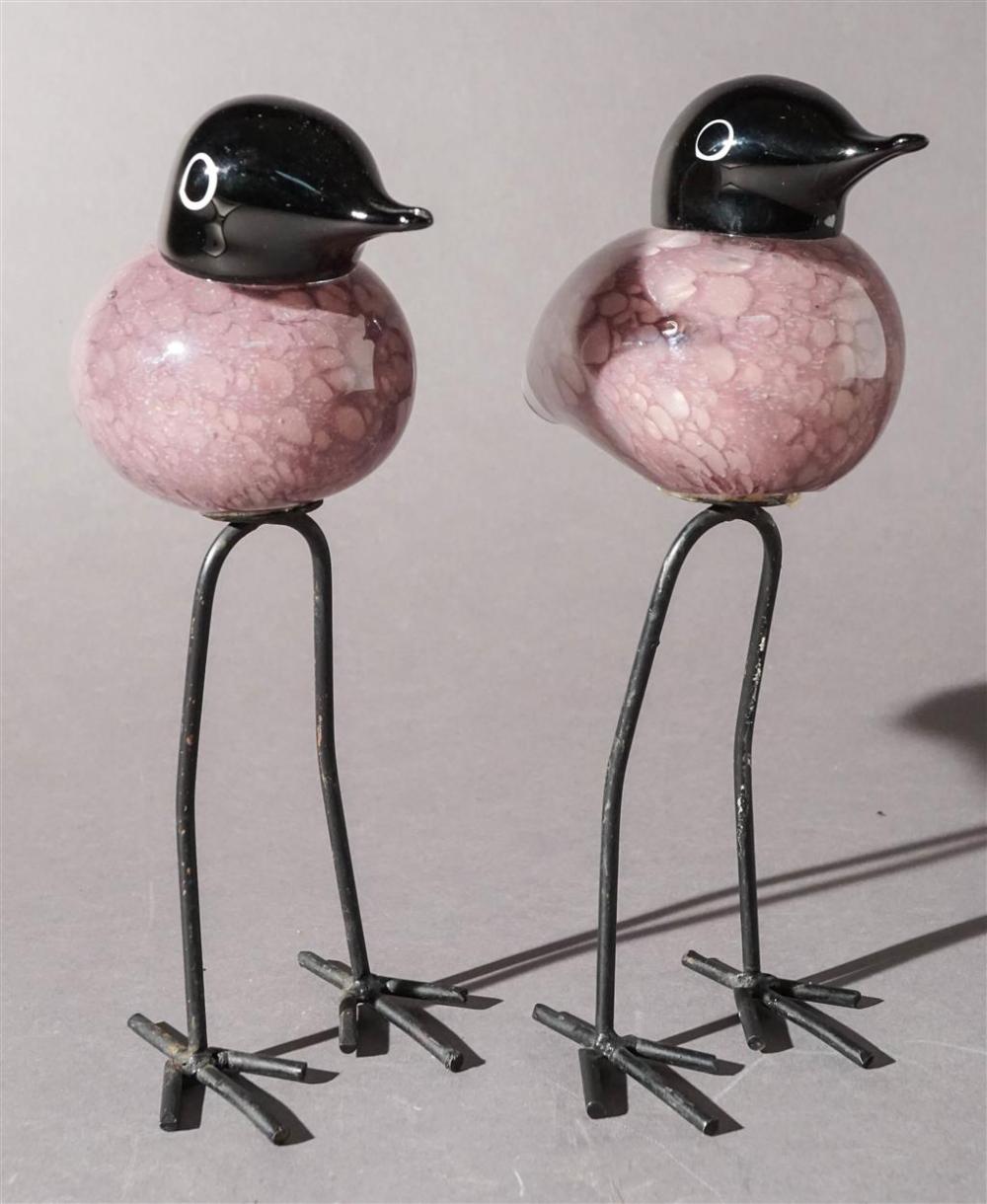 PAIR MID-CENTURY STYLE MURANO