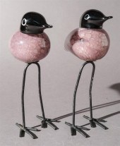 PAIR MID-CENTURY STYLE MURANO