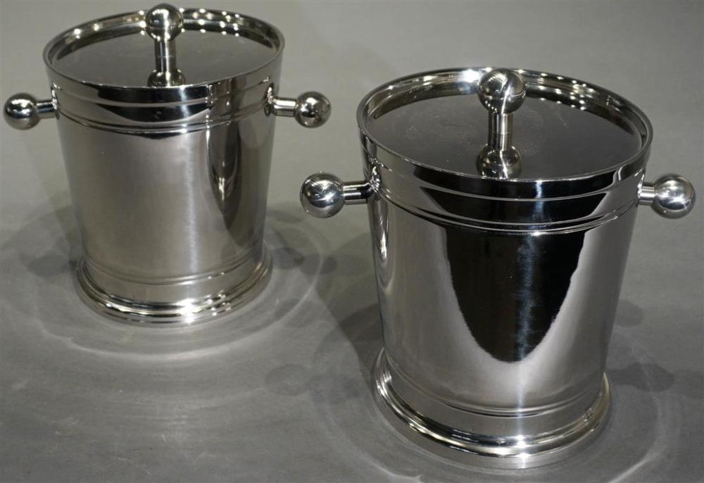 PAIR MID-CENTURY STYLE POLISHED