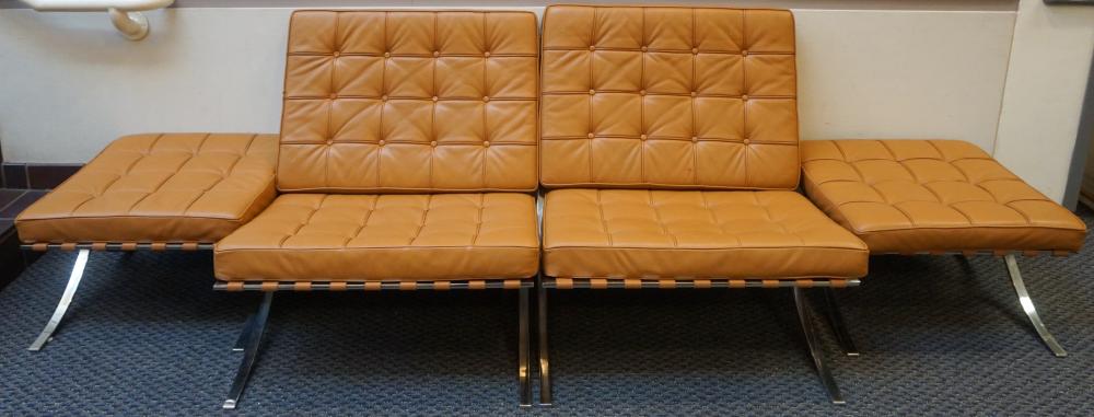 PAIR MIES VAN DER ROHE STYLE TAN