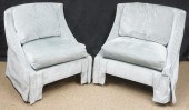 PAIR MODERN BLUE AND WHITE UPH