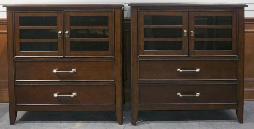 PAIR MODERN CHERRY ENTERTAINMENT