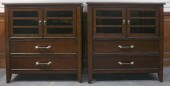 PAIR MODERN CHERRY ENTERTAINME